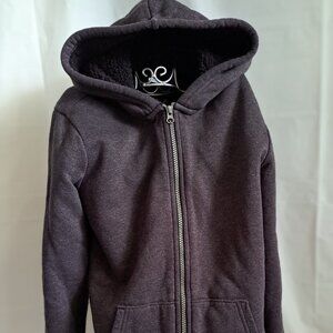 Unisex Black/Gray Old Navy Zip Jacket Kids XL